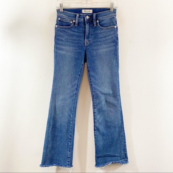 Madewell Denim - Madewell Cali-Demi Boot Jeans Raw Hem Sz 25